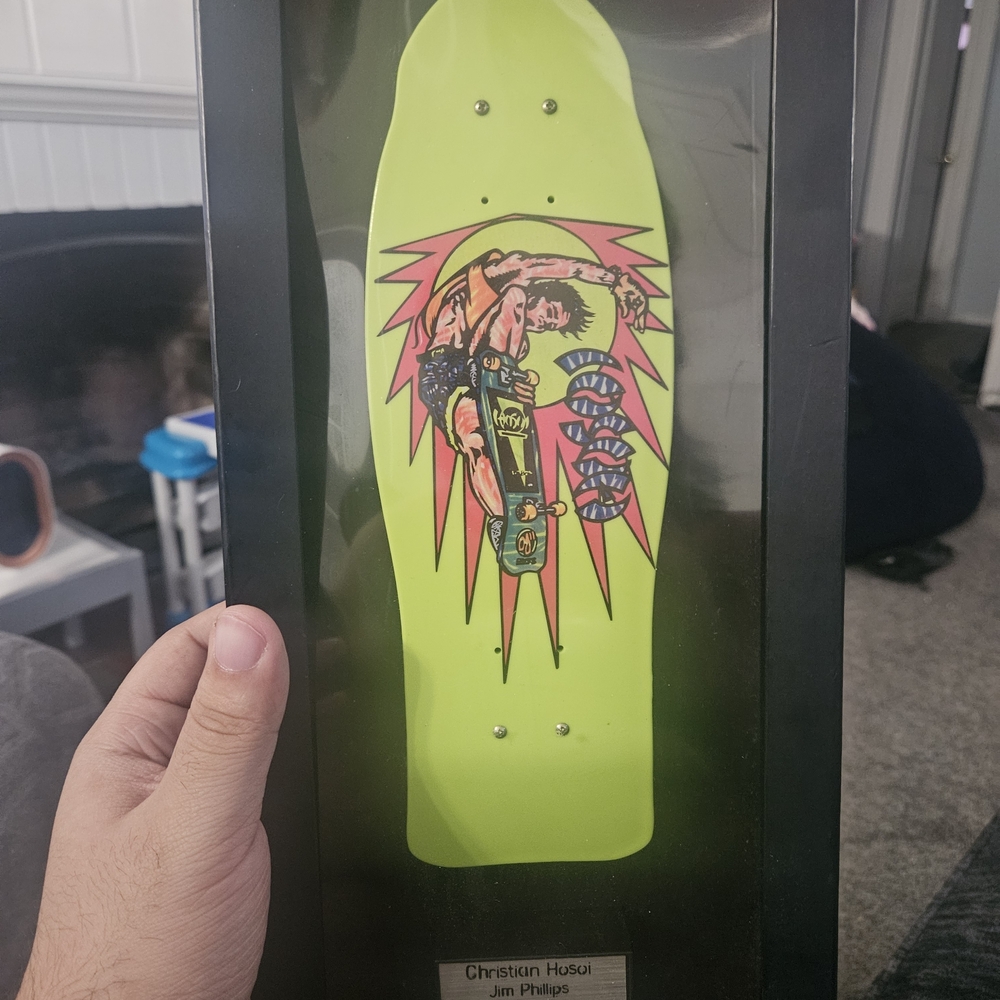 Tech Deck Collector Series Christian Hosoi Jim Phillips 1986 Rocket Air